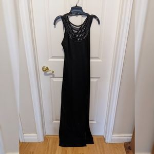 Black Strappy Maxi Dress
